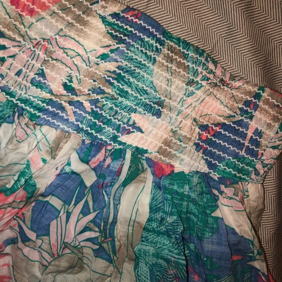 Blue Patterned Skirt - Picture 2 of 2